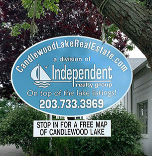 candlewood lake real estate sign